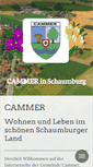 Mobile Screenshot of cammer-schaumburg.de