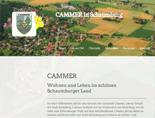 Tablet Screenshot of cammer-schaumburg.de